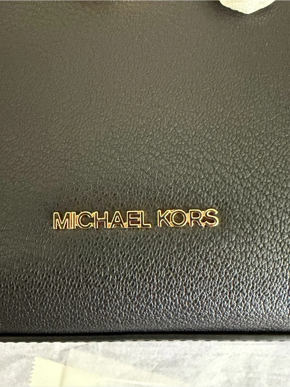 Michael Kors Hamilton Small Leather Satchel with Gold Accents
